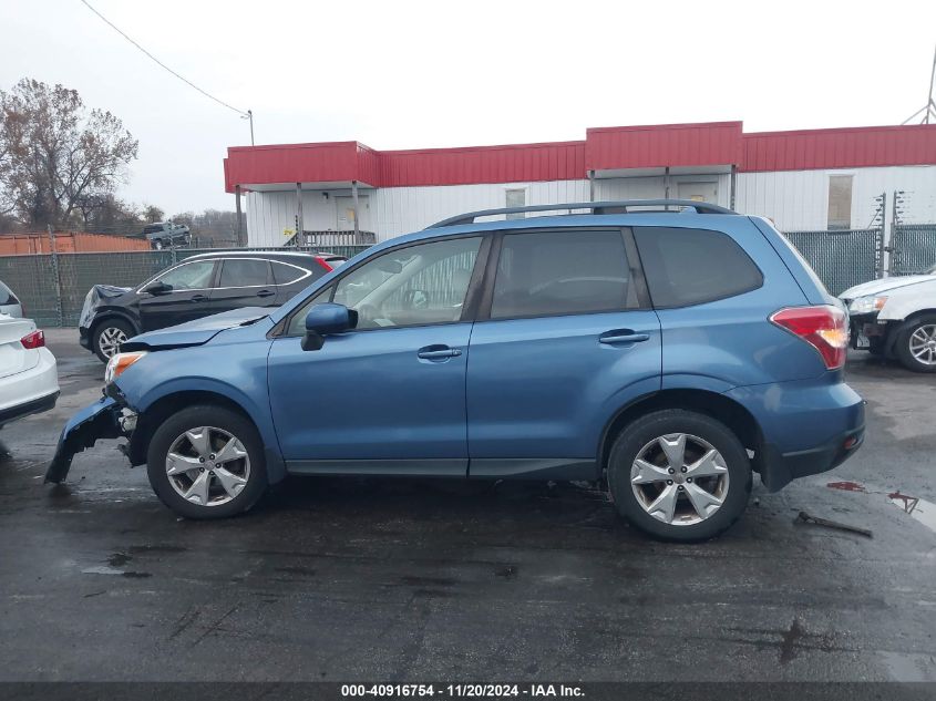 2016 Subaru Forester 2.5I Premium VIN: JF2SJAFCXGH555189 Lot: 40916754