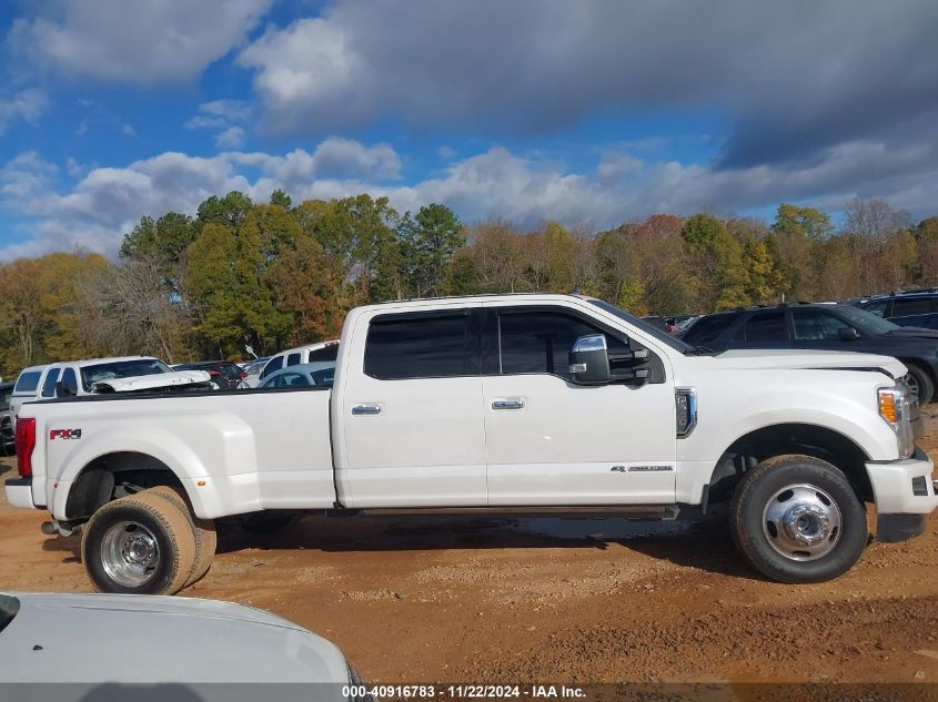 2019 Ford F350 Platinum VIN: 1FT8W3DT5KEG67143 Lot: 40916783