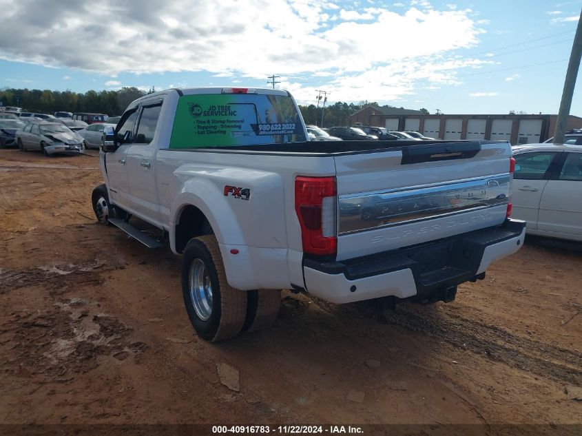 2019 Ford F350 Platinum VIN: 1FT8W3DT5KEG67143 Lot: 40916783