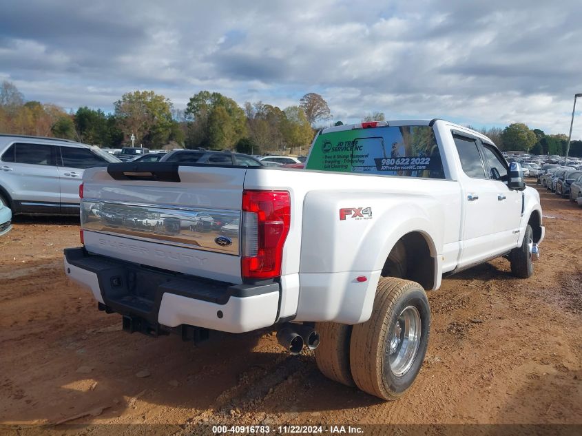 2019 Ford F350 Platinum VIN: 1FT8W3DT5KEG67143 Lot: 40916783