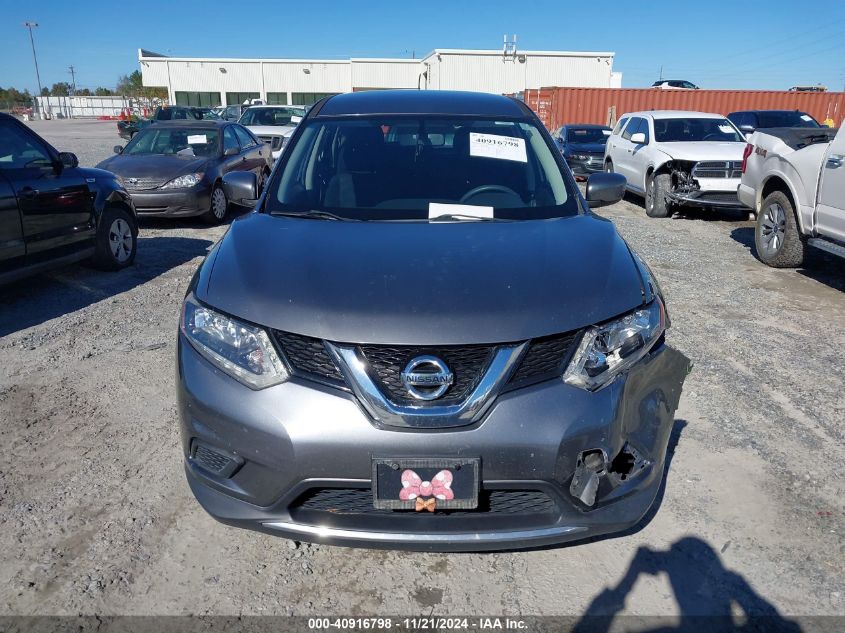 2016 Nissan Rogue S VIN: JN8AT2MV7GW142483 Lot: 40916798