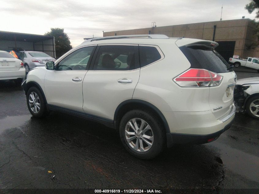 2015 Nissan Rogue Sv VIN: KNMAT2MV1FP567041 Lot: 40916819