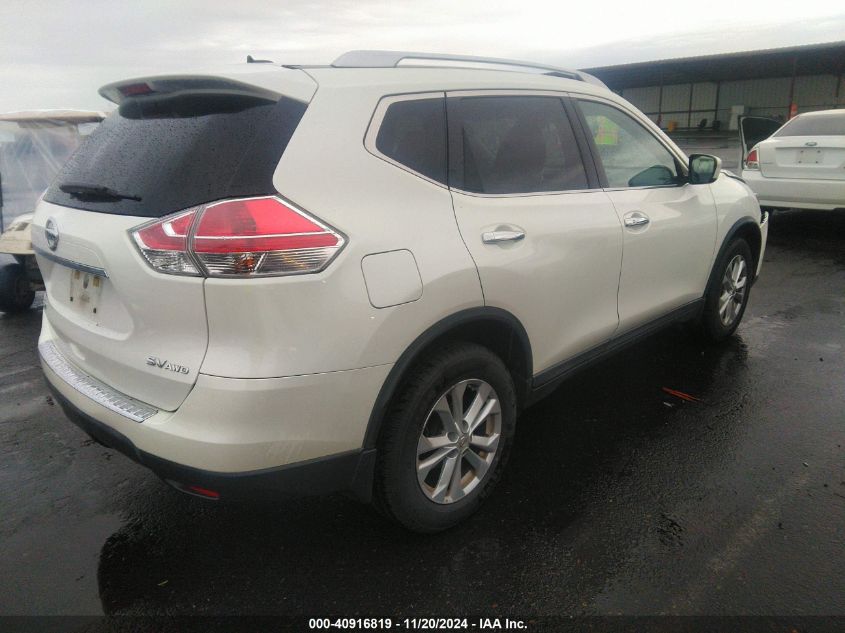 2015 Nissan Rogue Sv VIN: KNMAT2MV1FP567041 Lot: 40916819