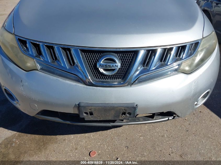 2009 Nissan Murano Sl VIN: JN8AZ18U69W017830 Lot: 40916839