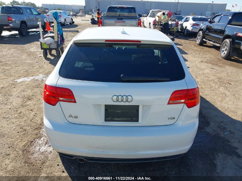 2011 Audi A3 2.0 Tdi Premium VIN: WAUBJBFM4BA053113 Lot: 40916861