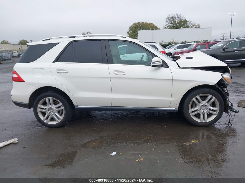 2014 Mercedes-Benz Ml 350 VIN: 4JGDA5JB2EA439452 Lot: 40916863