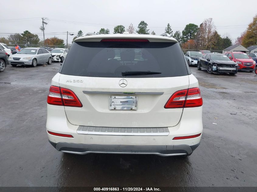 2014 Mercedes-Benz Ml 350 VIN: 4JGDA5JB2EA439452 Lot: 40916863