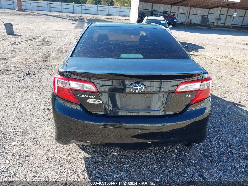 2013 Toyota Camry Se VIN: 4T1BF1FK0DU244537 Lot: 40916866