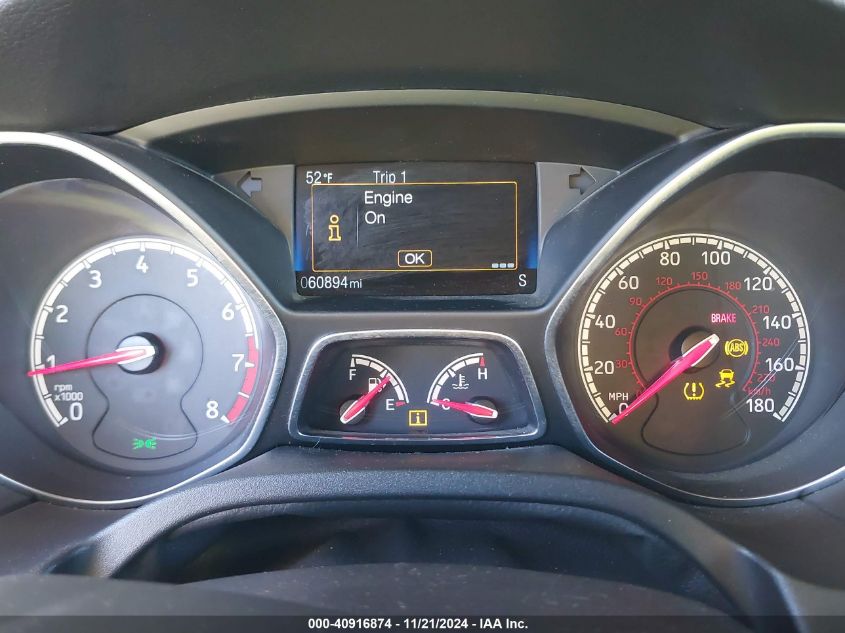 VIN 1FADP3L9XJL303835 2018 FORD FOCUS ST