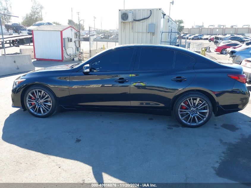 2019 Infiniti Q50 3.0T Red Sport 400 VIN: JN1FV7AP6KM760612 Lot: 40916876