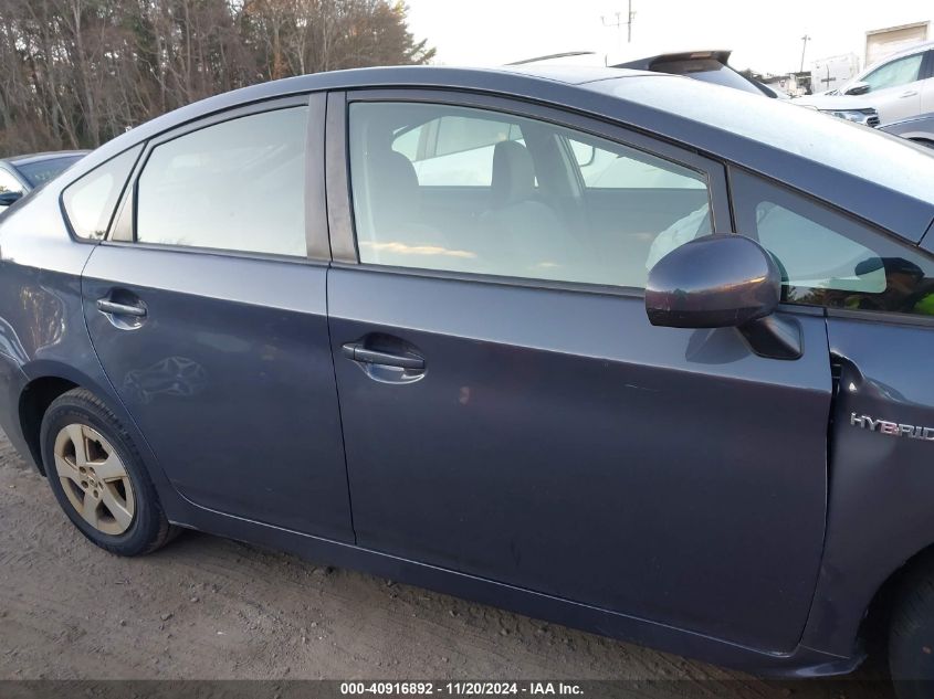 2011 Toyota Prius Two VIN: JTDKN3DU6B0323660 Lot: 40916892