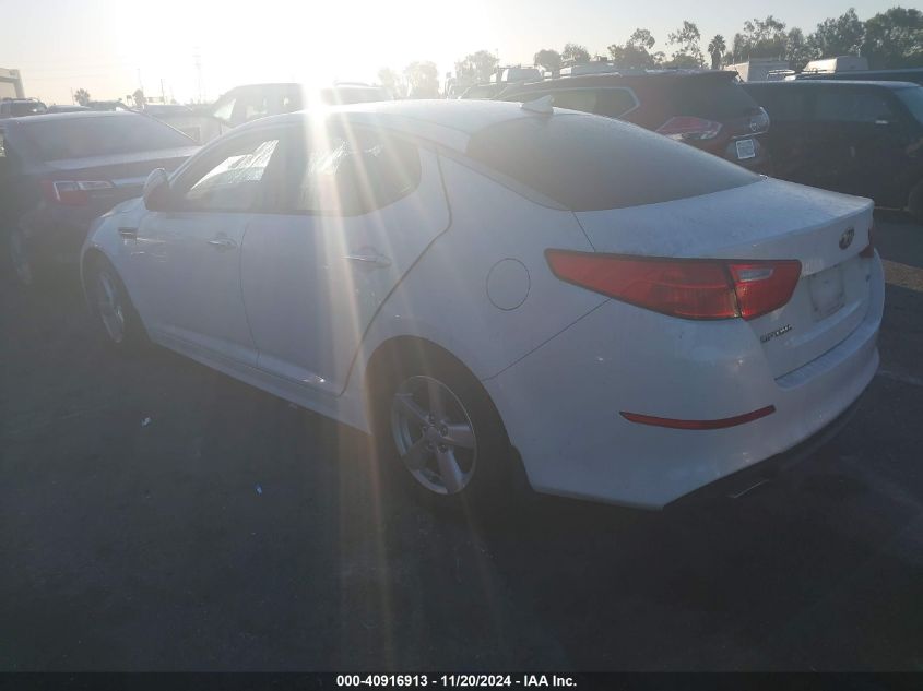 VIN 5XXGM4A74FG434399 2015 KIA OPTIMA no.3