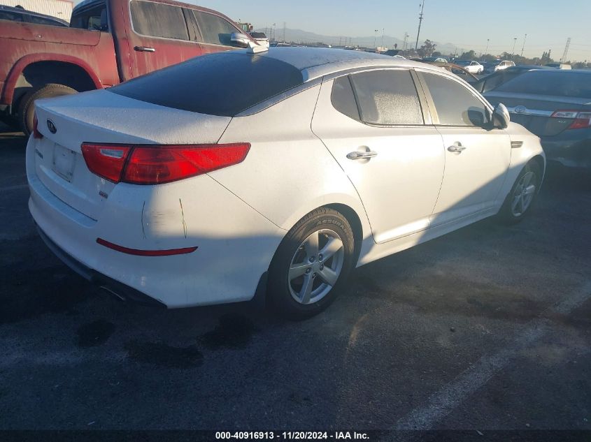 VIN 5XXGM4A74FG434399 2015 KIA OPTIMA no.4