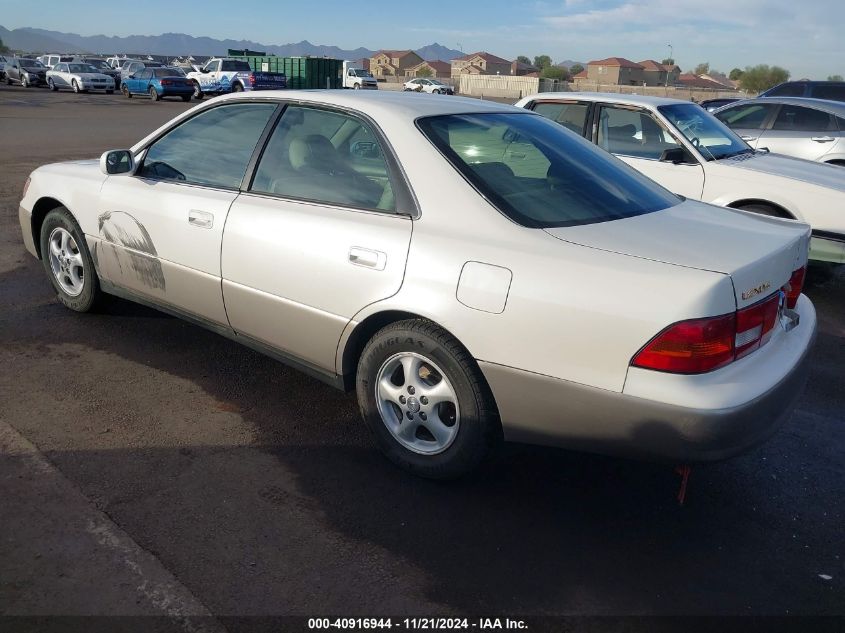 1997 Lexus Es 300 VIN: JT8BF22G5V0010462 Lot: 40916944