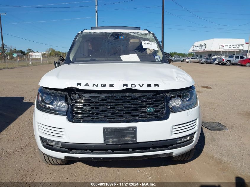 2017 Land Rover Range Rover 3.0L V6 Turbocharged Diesel Td6 VIN: SALGR2FK2HA342590 Lot: 40916976