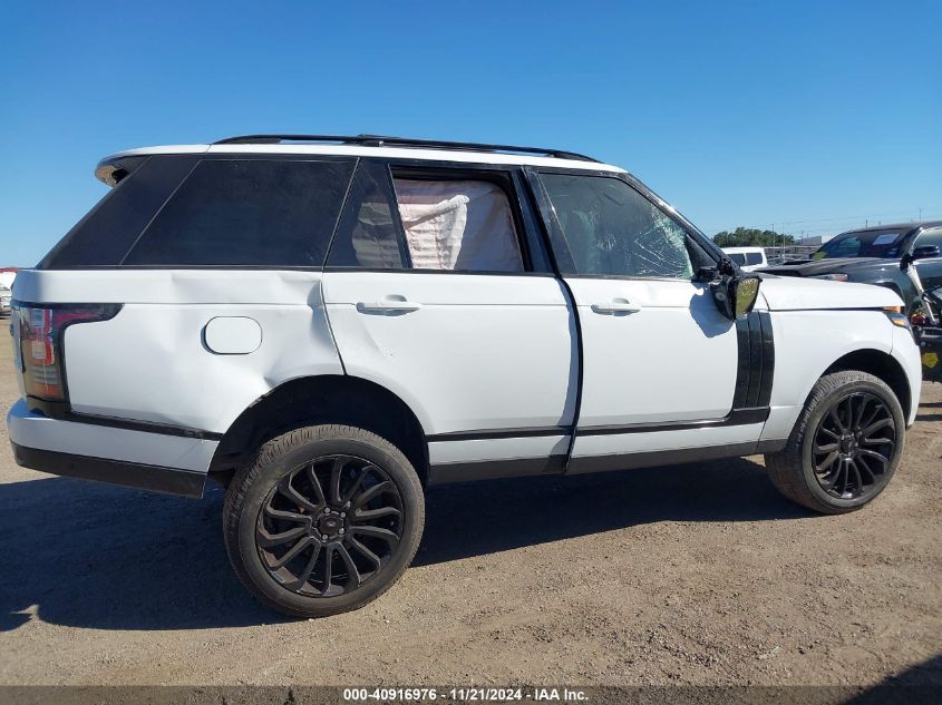 2017 Land Rover Range Rover 3.0L V6 Turbocharged Diesel Td6 VIN: SALGR2FK2HA342590 Lot: 40916976