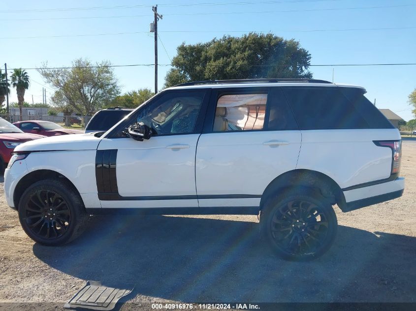 2017 Land Rover Range Rover 3.0L V6 Turbocharged Diesel Td6 VIN: SALGR2FK2HA342590 Lot: 40916976