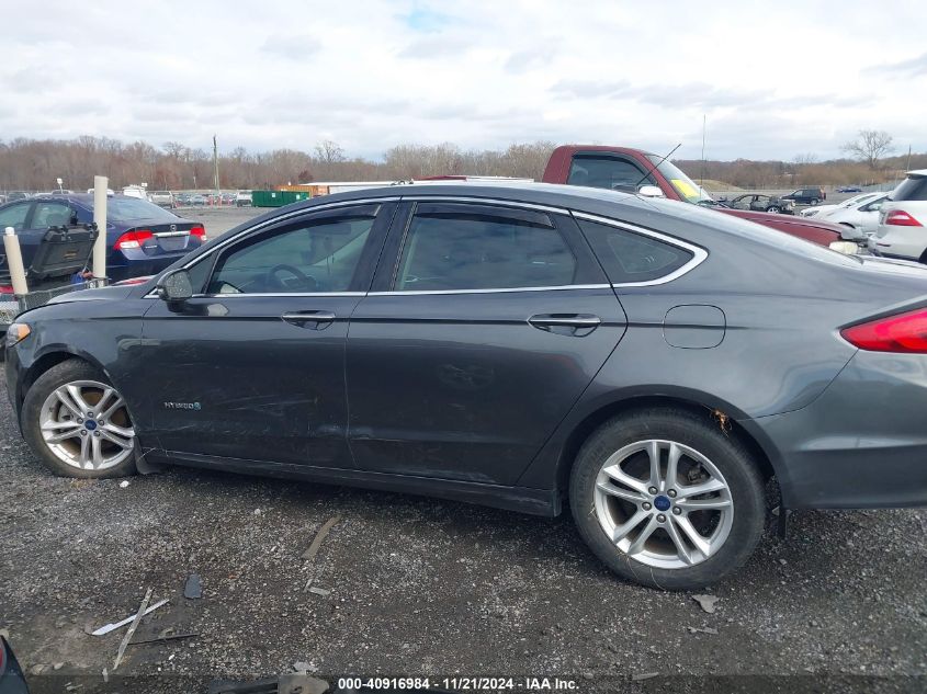 2018 Ford Fusion Hybrid Se VIN: 3FA6P0LU7JR238567 Lot: 40916984