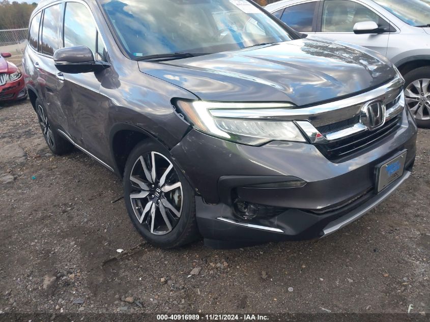 2019 Honda Pilot Elite VIN: 5FNYF6H09KB062252 Lot: 40916989