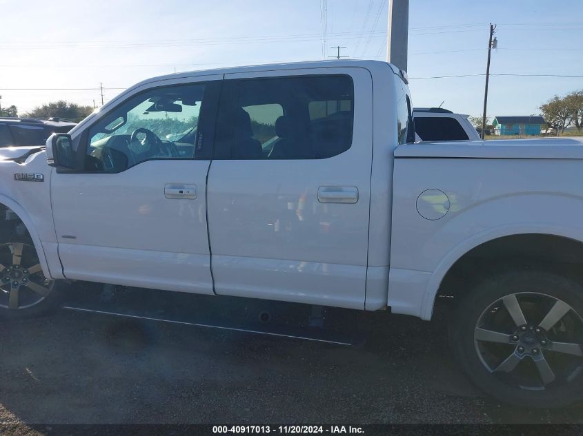 2015 Ford F-150 Lariat VIN: 1FTEW1CGXFFB82847 Lot: 40917013