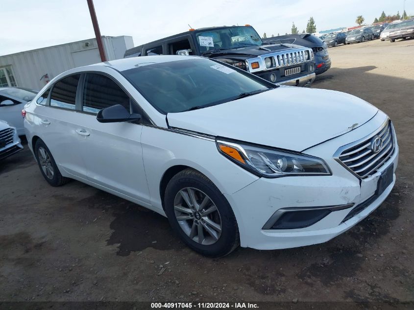 2017 Hyundai Sonata Se VIN: 5NPE24AF7HH506594 Lot: 40917045