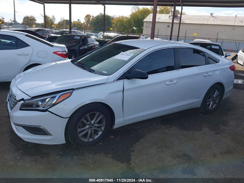 2017 Hyundai Sonata Se VIN: 5NPE24AF7HH506594 Lot: 40917045