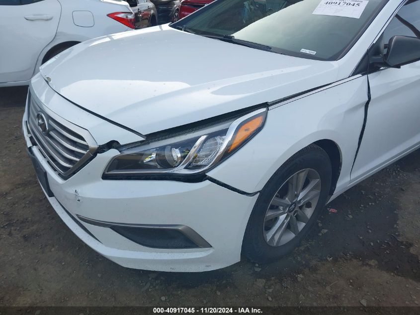 2017 Hyundai Sonata Se VIN: 5NPE24AF7HH506594 Lot: 40917045