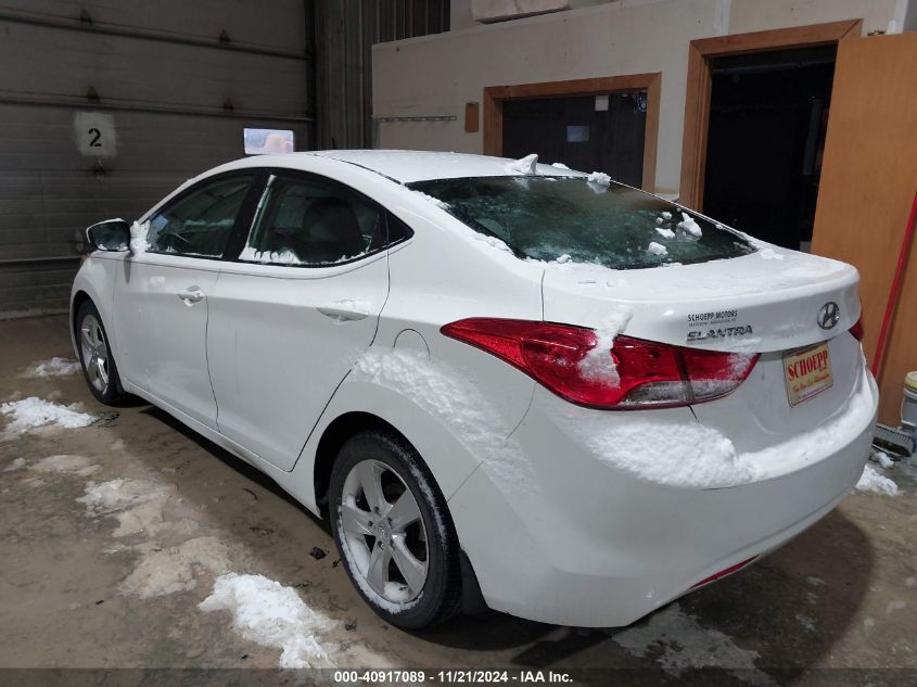 2013 Hyundai Elantra Gls VIN: 5NPDH4AE3DH422218 Lot: 40917089