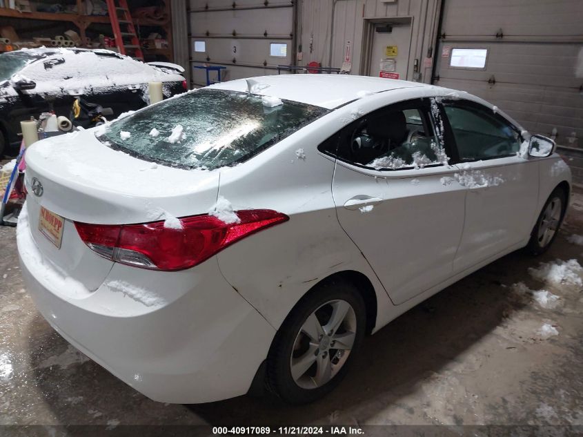 2013 Hyundai Elantra Gls VIN: 5NPDH4AE3DH422218 Lot: 40917089