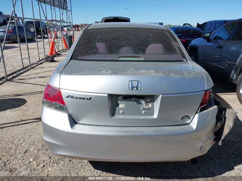 2009 Honda Accord 2.4 Lx VIN: 1HGCP263X9A011098 Lot: 40917102