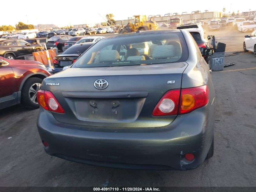 2009 TOYOTA COROLLA VIN: 1NXBU40E29Z072917
