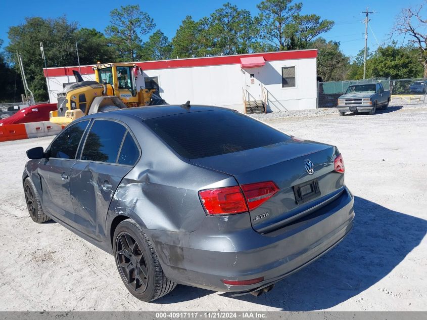 2015 Volkswagen Jetta 2.0L S VIN: 3VW2K7AJ4FM279829 Lot: 40917117