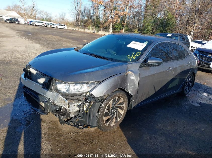 2017 Honda Civic Lx VIN: SHHFK7G21HU207478 Lot: 40917165