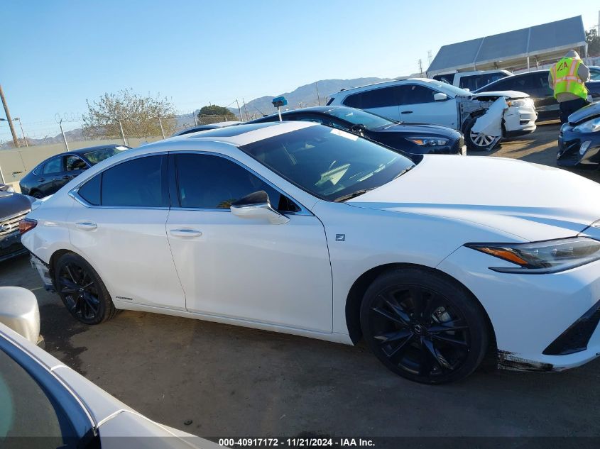 2022 Lexus Es 300H F Sport VIN: 58AGA1C12NU021975 Lot: 40917172