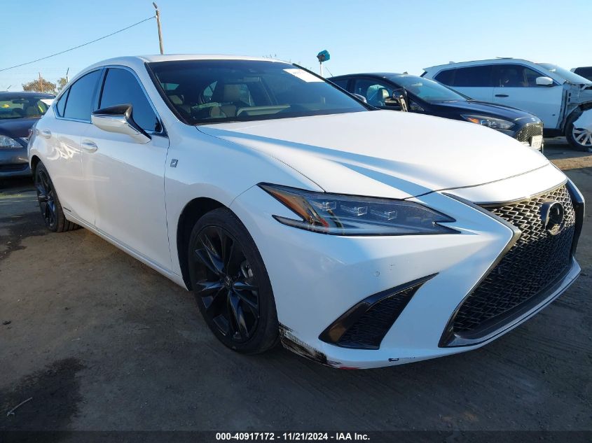 2022 Lexus Es 300H F Sport VIN: 58AGA1C12NU021975 Lot: 40917172