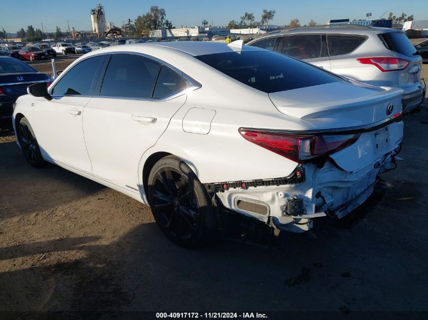 2022 Lexus Es 300H F Sport VIN: 58AGA1C12NU021975 Lot: 40917172