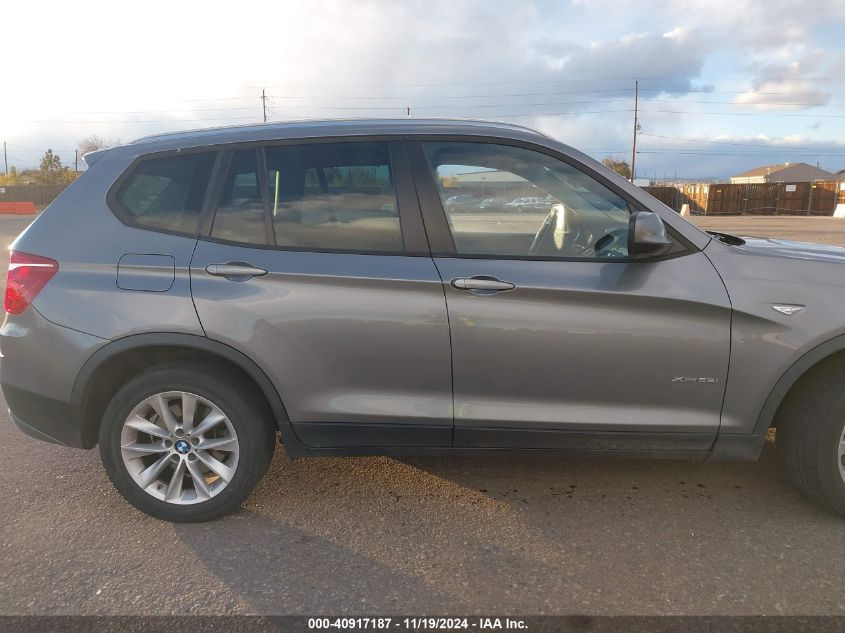 2013 BMW X3 xDrive28I VIN: 5UXWX9C50D0A15851 Lot: 40917187