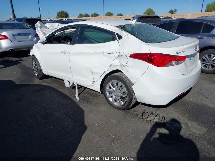 2013 Hyundai Elantra Gls VIN: 5NPDH4AE8DH152502 Lot: 40917198