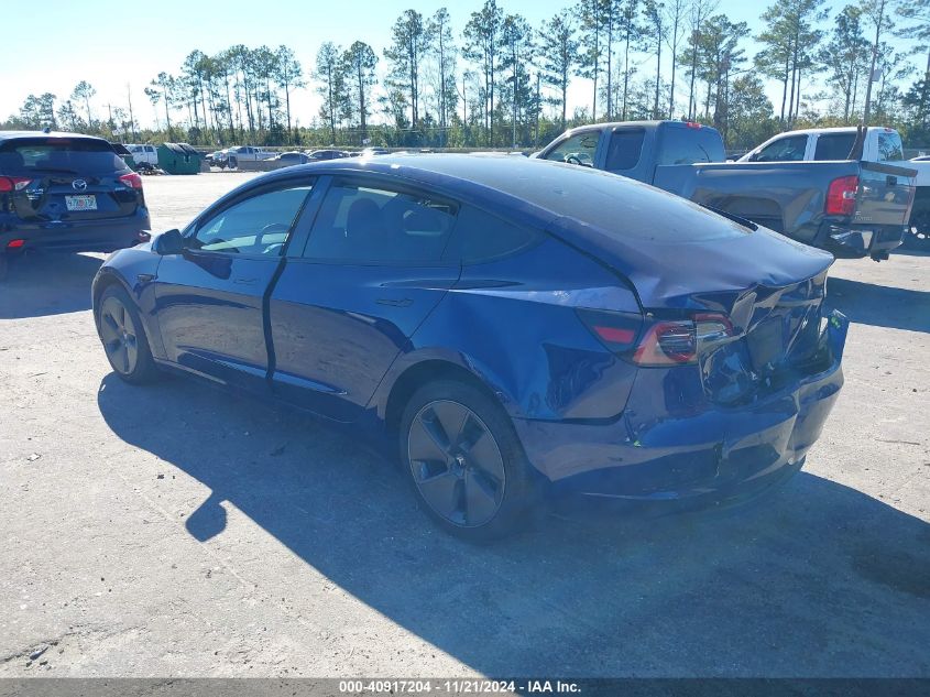 2023 Tesla Model 3 Rear-Wheel Drive VIN: 5YJ3E1EA4PF598255 Lot: 40917204