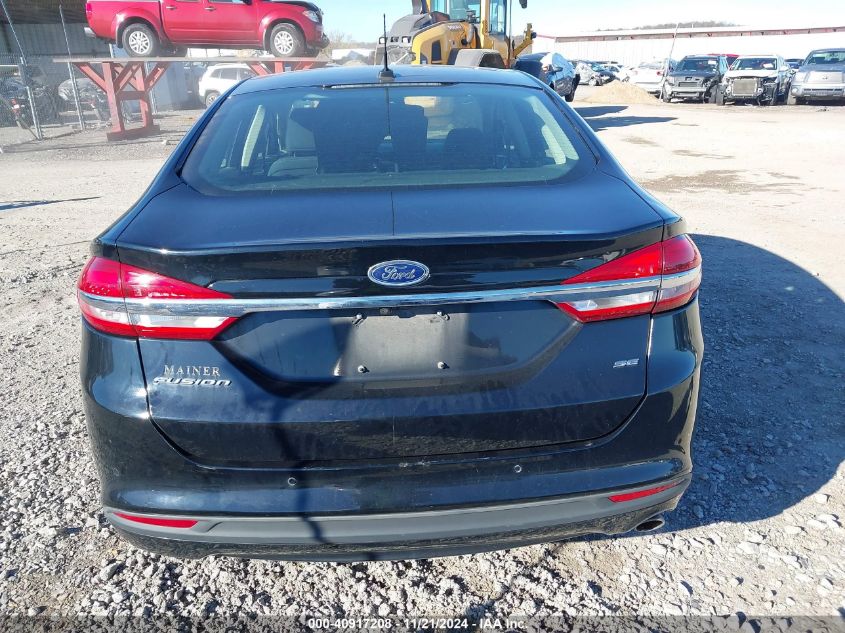 2017 Ford Fusion Se VIN: 3FA6P0H70HR358837 Lot: 40917208