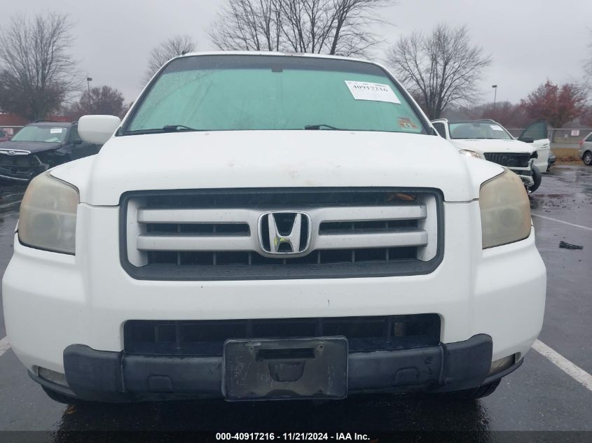 2007 Honda Pilot Ex-L VIN: 5FNYF18597B009640 Lot: 40917216