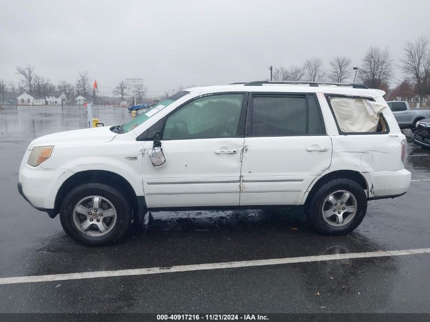 2007 Honda Pilot Ex-L VIN: 5FNYF18597B009640 Lot: 40917216