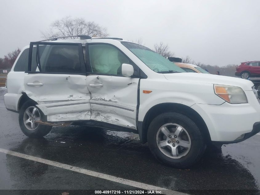 2007 Honda Pilot Ex-L VIN: 5FNYF18597B009640 Lot: 40917216