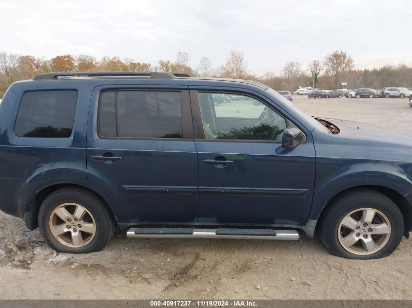 2010 Honda Pilot Ex-L VIN: 5FNYF4H52AB039426 Lot: 40917237