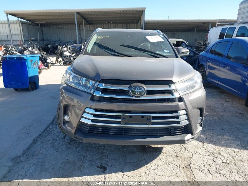 2017 Toyota Highlander Limited VIN: 5TDYZRFH0HS214361 Lot: 40917243