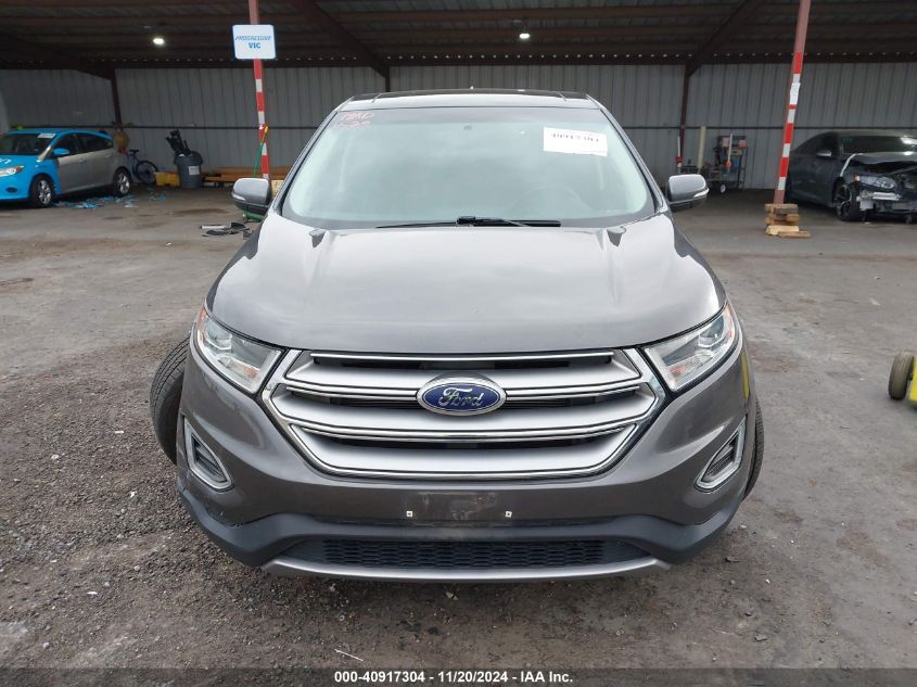 2015 Ford Edge Sel VIN: 2FMTK4J89FBC24096 Lot: 40917304