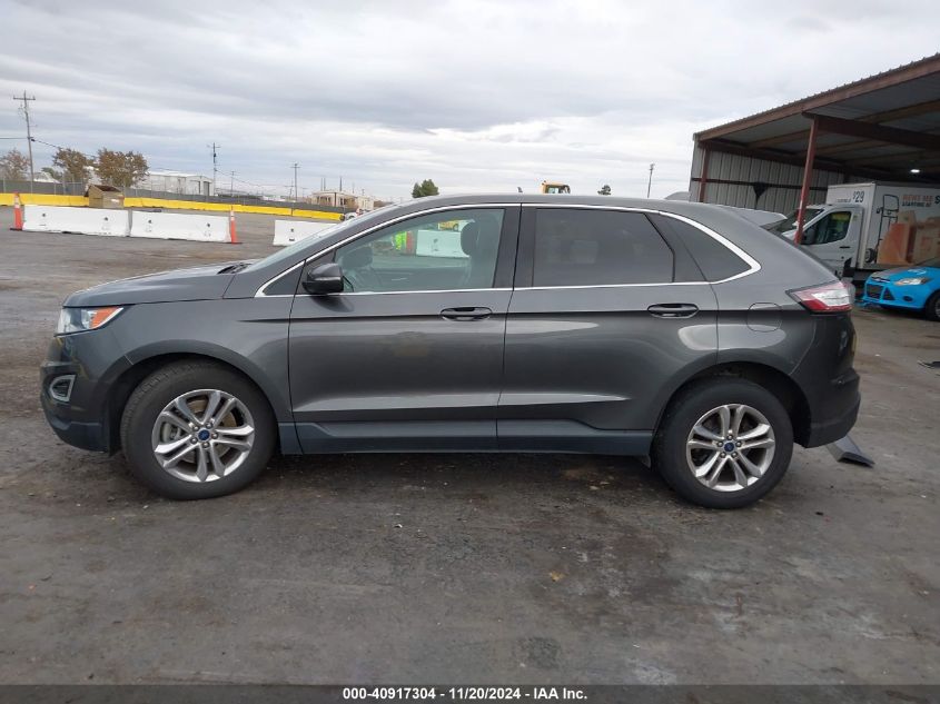 2015 Ford Edge Sel VIN: 2FMTK4J89FBC24096 Lot: 40917304