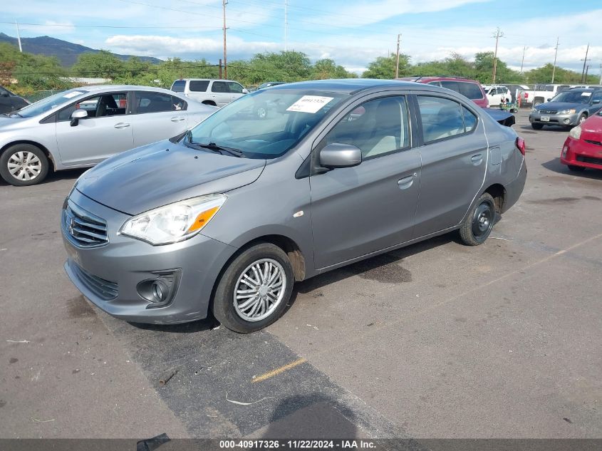 VIN ML32F3FJ2HH002924 2017 Mitsubishi Mirage, G4 ES no.2