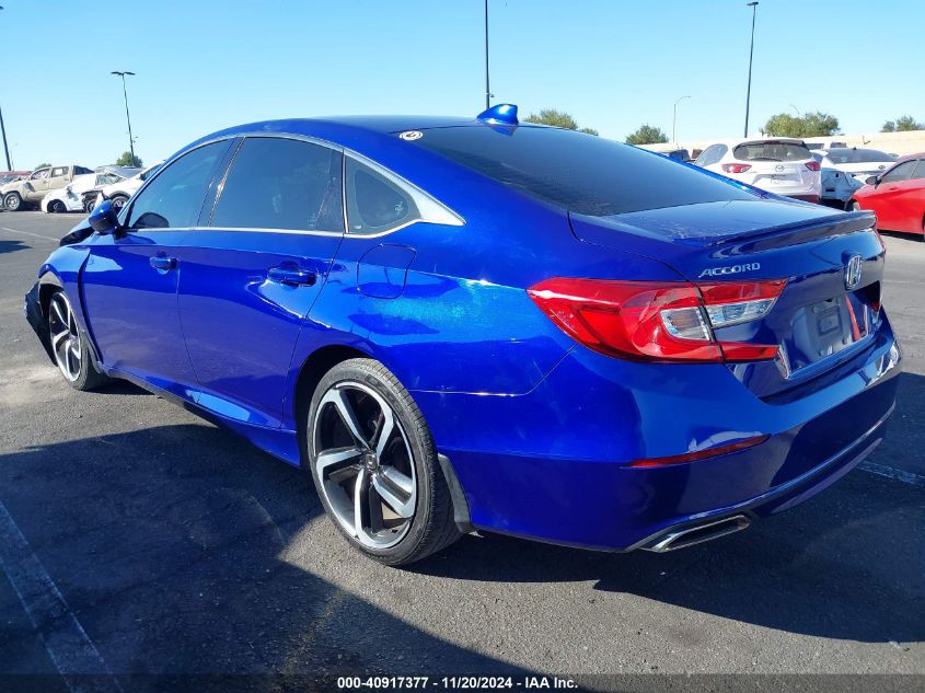 2019 Honda Accord Sport VIN: 1HGCV1F31KA153751 Lot: 40917377