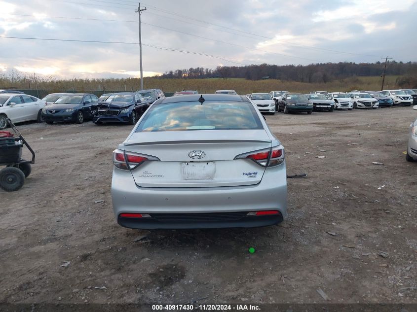 2016 Hyundai Sonata Hybrid Limited VIN: KMHE34L18GA009506 Lot: 40917430